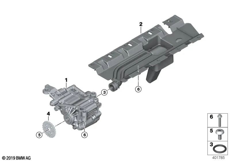 Engranaje de Cadena para BMW E81, E82, E87, E88 Serie 1, F20, F21, F22, E90, E92 Serie 3, F30, F31, F34, F36 Serie 4, E60, F07, F10, F11, F18 Serie 5, E63, F06, F12, F13 Serie 6, E65, F01, F02 Serie 7, E84, F25, F26, E70, F15, E71, F16, E85, E86, E89 (OEM