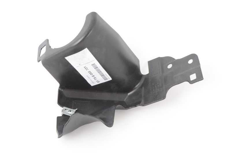 Cubierta protectora de dirección delantera izquierda OEM 51758055731 para BMW F87, F80, F82, F83. Original BMW.