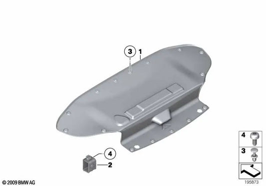 Revestimiento del Portón Trasero para BMW Serie Z4 E89 (OEM 51497191259). Original BMW