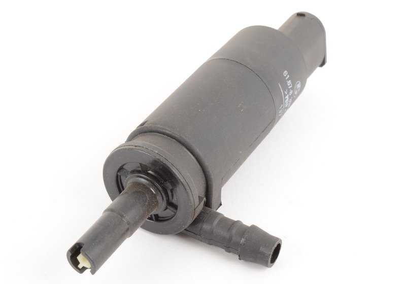 Bomba de lavado del sistema de limpieza de faros para BMW E39, E38 (OEM 61678357837). Original BMW