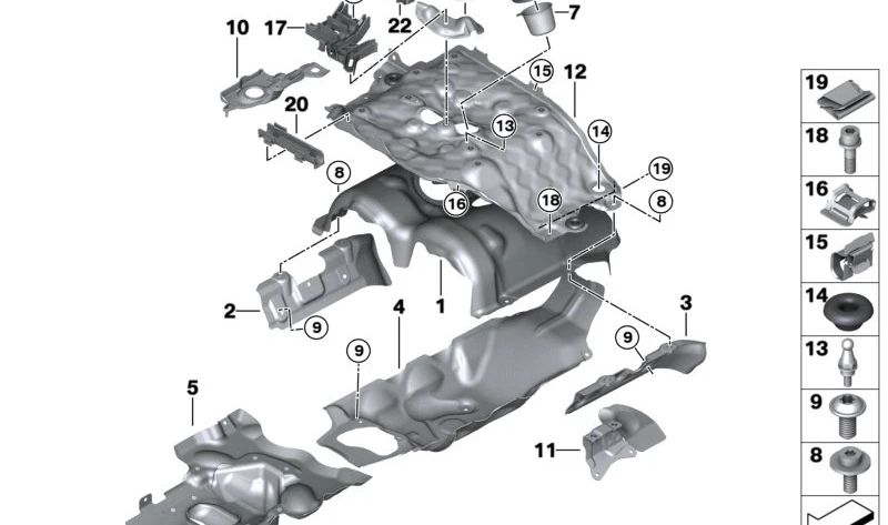 Manga o casquillo OEM 11657585806 para BMW Serie 5 (F07, F10, F11, F90, G30), Serie 6 (F06, F12, F13), Serie 7 (F01, F02, F04, G11, G12), Serie 8 (F91, F92, F93, G14, G15, G16), X5 (E70, F15, F85, G05), X6 (E71, F16, F86, G06), X7 (G07). Original BMW