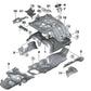 Perno de bola para BMW Serie 7 G70, X5 E70, F95N, G05N, X6 E71, F96N, G06N, X7 G07N, XM G09 (OEM 13717590625). Original BMW.