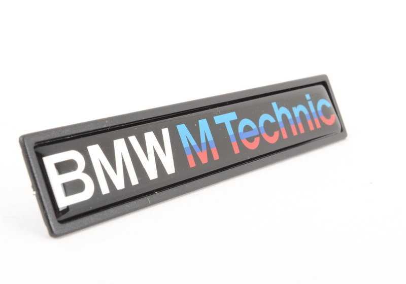 Placa para BMW E36 (OEM 51132251378). Original BMW