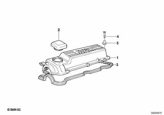 Sellado de perfil para BMW Serie 3 E36 (OEM 11122245599). Original BMW