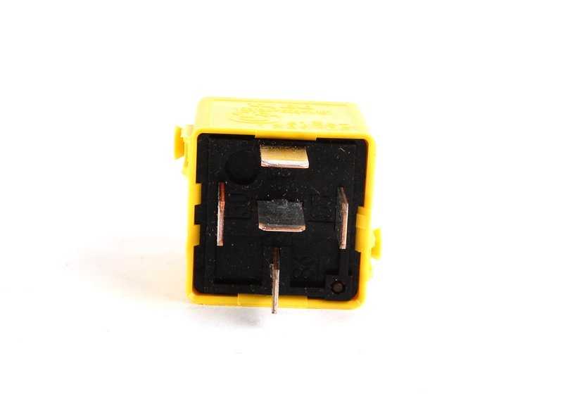 Yellow zinc relay for BMW E36, E46, E34, E32, 8 E31, E83, . Genuine BMW.