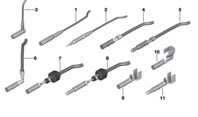 Contacto de Cierre para BMW Serie 1 E81, E82, E87, E88, F20, F21, F52, Serie 3 E36, E46, E90, E91, E92, E93, F30, F31, F34, F35, Serie 4 F32, Serie 5 E39, E60, E61, Serie 6 E63, E64, Serie 7 E38, E65, E66, X1 E84, X3 E83, F25, X5 E53, E70, X6 E71, Z4 E85,