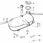 Depósito de compensación para BMW E28 (OEM 17111178252). Original BMW