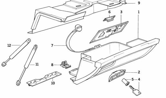 Articulación para BMW Serie 7 E32 (OEM 51451948273). Original BMW