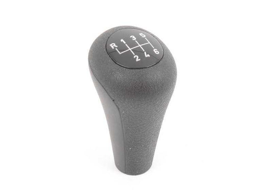 Plastic gear lever knob/6 speed black for BMW E46 E83 E85. Original BMW