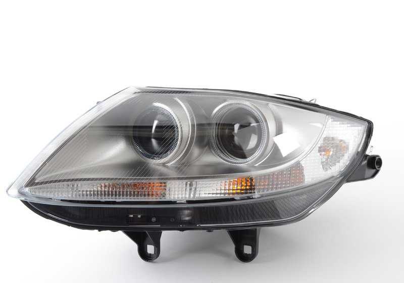 Faro de luz Bi-Xenón izq. Acero inoxidable para BMW Z4 E85, E86 (OEM 63127162721). Original BMW.