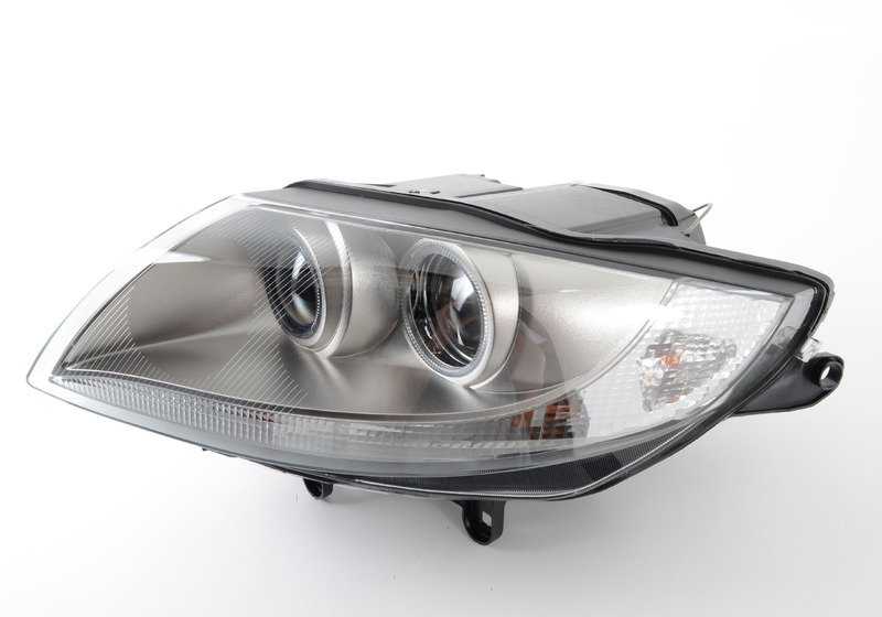 Faro de luz Bi-Xenón izq. Acero inoxidable para BMW Z4 E85, E86 (OEM 63127162721). Original BMW.