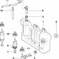 Bomba de lavado del sistema de limpieza de faros para BMW E39, E38 (OEM 61678357837). Original BMW