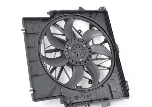 Carcasa de ventilador con ventilador para BMW X3 F25, X4 F26 (OEM 17427601176). Original BMW