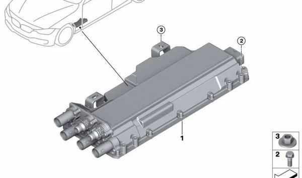 Unidad de control electrónica de carga de confort para BMW Serie 5 G30, G31N, G38, Serie 7 G11, G12 (OEM 61445A602F7). Original BMW