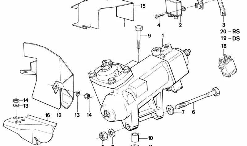 Juego de juntas OEM 32131134768 para BMW E32, E31. Original BMW