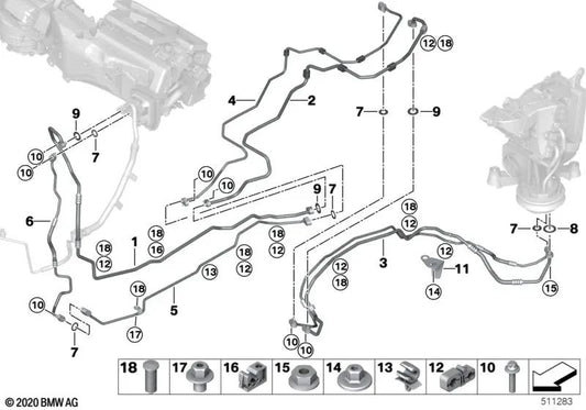 Unterstützung für BMW G07 (OEM 64127941536). Original BMW