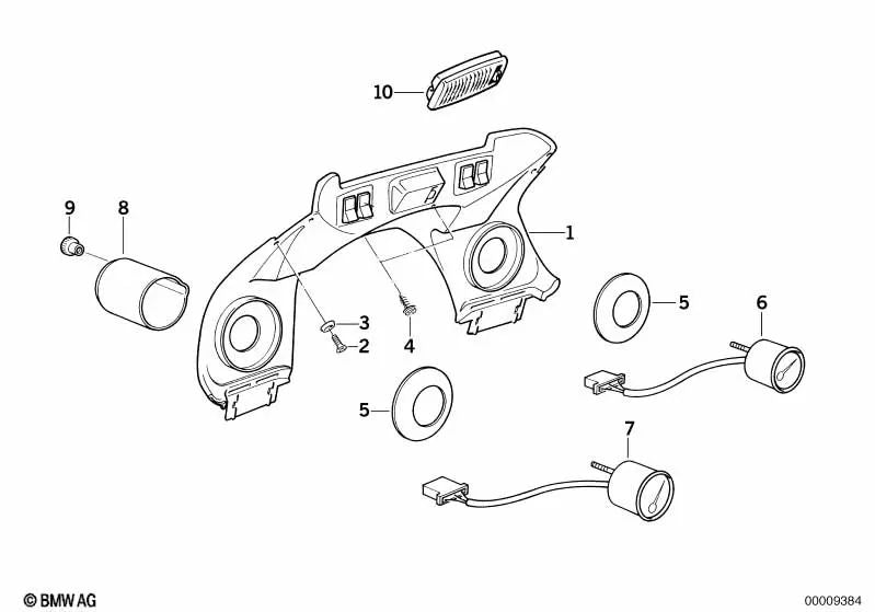 Arandela para BMW R22, R28 (OEM 51451801524). Original BMW.