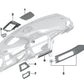 Center-Lautsprechergitter für BMW 3er F30, F31, F34, F35, F80, 4er F32, F33, F36, F82, F83 (OEM 51459239293). Original BMW