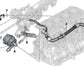 Conducción de Refrigerante de Prealimentación de Turboalimentador para BMW Serie 1 F20N, F21N, Serie 2 F22, F23, Serie 3 F30N, F31N, F34N, G20, Serie 4 F32, F33, F36, G22, G26, Serie 5 G30, G31, Serie 6 G32, Serie 7 G11, G12, X3 G01, X4 G02 (OEM 115388547