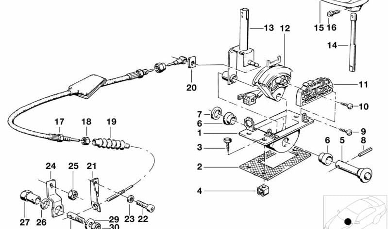 Casquillo OEM 25161215109 para BMW E30, E28, E34, E24, E23, E32, E31. Original BMW.