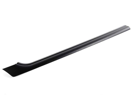 Inner door sill trim (entry moulding) left for BMW 3 Series E46 (OEM 51478239967). Original BMW.