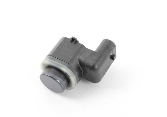 Sensor de aparcamiento ultrasónico (gris platino) OEM 66209142199 para BMW E60, E61, E83, E70. Original BMW.