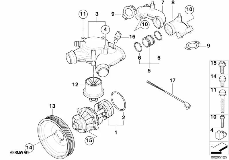 Conector para BMW E90, E92, E93 (OEM 11537838208). Original BMW