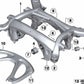 Soporte de goma delantero para BMW F10, F06, F12, F13 (OEM 33172284268). Original BMW