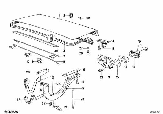 Disco para BMW para varios modelos/series de BMW (OEM 51232204624). Original BMW