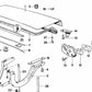 Amortiguador de gas para capó OEM 51248103118 para BMW E30. Original BMW.