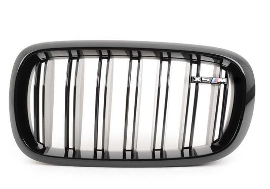 High gloss black decorative grilles for BMW X5 F85 (OEM 51712354497). Original BMW