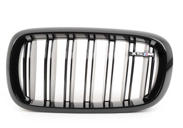 Rejillas decorativas negras de alto brillo para BMW X5 F85 (OEM 51712354497). Original BMW