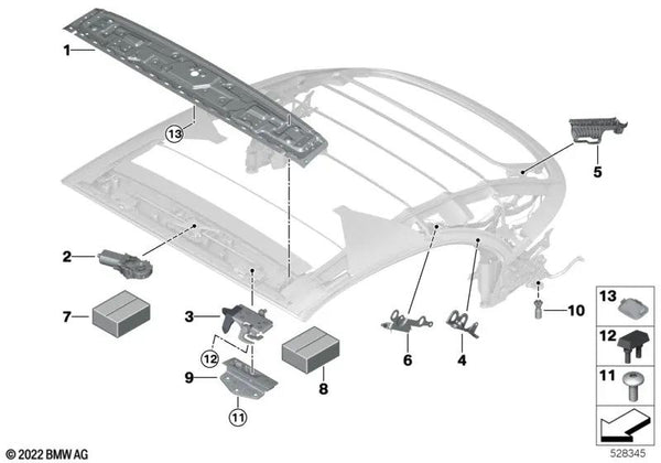 Frontspriegel para BMW F91, G14 (OEM 54347947311). Original BMW