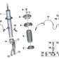 Soporte de Amortiguador Derecho para BMW F95, G05, G18, F96, G06, G07 (OEM 31126876684). Original BMW