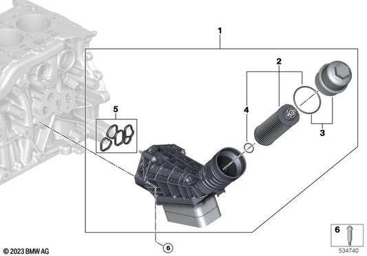 ASA-Schraube para BMW Serie 1 F20N, F21N, Serie 2 F22, F23, G42, Serie 3 F30N, F31N, F34N, G20, G21, Serie 4 F32, F33, F36, G22, G23, Serie 5 G30, G31, G60, Serie 6 G32, Serie 7 G11, G12, G70, Serie 8 G14, G15, G16, X3 G01, X4 G02, X5 G05, G18, X6 G06, X7