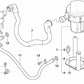 Tubuladura para BMW Serie 5 E39 (OEM 11721438263). Original BMW