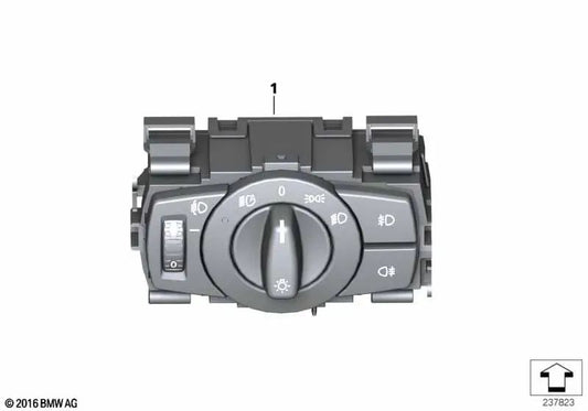 Light Control Unit for BMW 1 Series E82, E88, 3 Series E90, E91, E92, E93 (OEM 61316938865). Original BMW