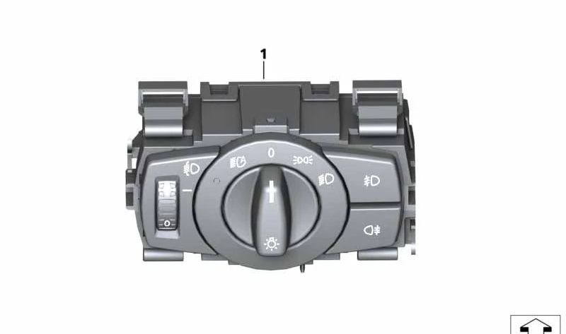 Unidad de Control de Luces para BMW E82, E88, E90N, E91N, E92, E92N, E93, E93N (OEM 61319169399). Original BMW