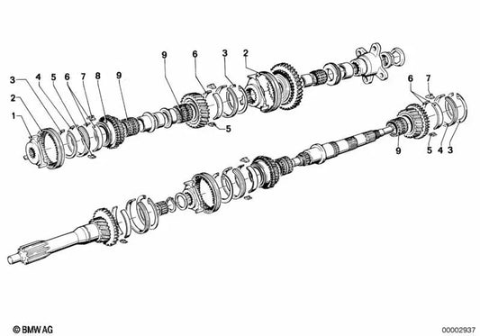 Segmento de bloqueo para BMW E12 (OEM 23231200773). Original BMW