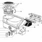 Marco de estanqueidad OEM 64111350558 para BMW (Modelos compatibles: E23, E24, E28, E30, E31, E32, E34). Original BMW.