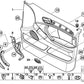 Placa Informativa Airbag Lateral Puerta Delantera Para Bmw X5 E53. Original Recambios