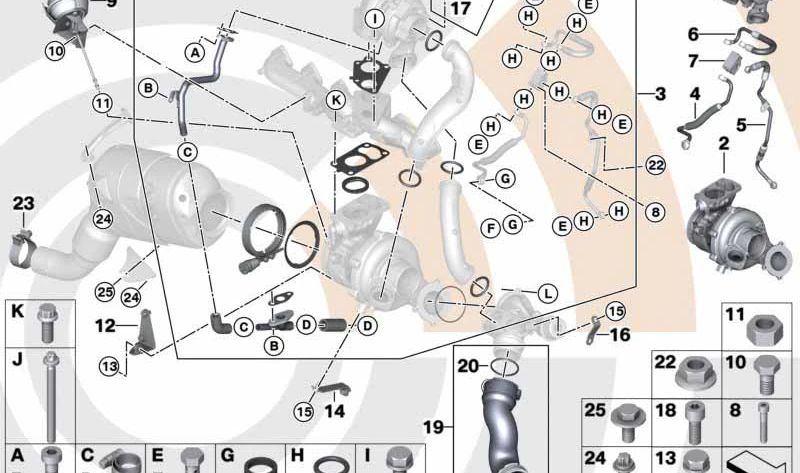 OEM -Lufteintrittsrohr 11617812274 für BMW E90, E91, E92. Original BMW.