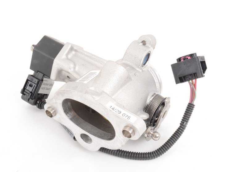 Cuerpo de acelerador con sensor Hall OEM 13547841814 para BMW E60, E61, E63, E64. Original BMW.