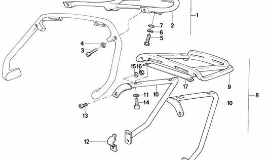 Klemme für verschiedene BMW Modelle/Serien (OEM 46542303467). Original BMW