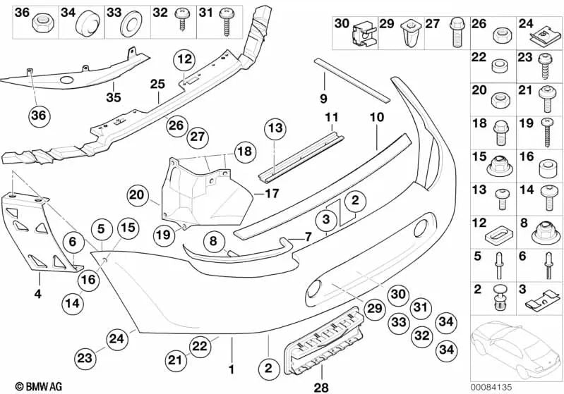 Tuerca hexagonal M6-8-ZNNI para BMW Z8 E52, Motorrad K K44, R K26 (OEM 07119921051). Original BMW