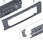 Placa Frontal Unidad de Control de Climatización para BMW Serie 3 E90, E91, E92, E93 (OEM 64116966406). Original BMW