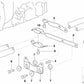 Metallträger für BMW 3er E46 (OEM 18207502344). Original BMW