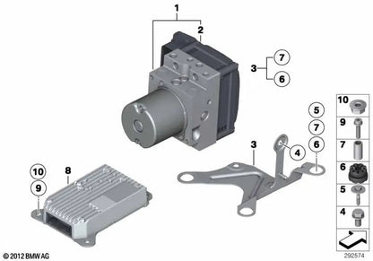 Kit de reparación de la unidad de control DSC para BMW Serie 5 F10, F11, F18, Serie 6 F12, F13 (OEM 34526852812). Original BMW