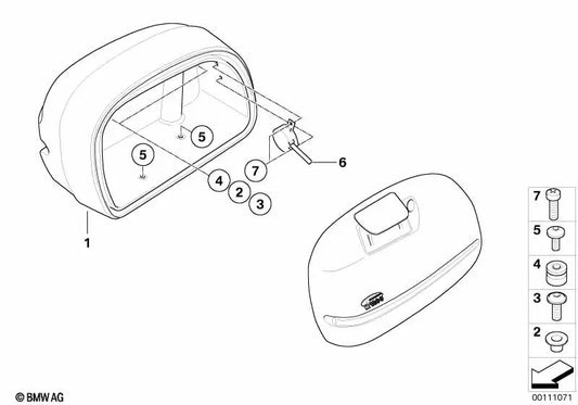 Spring for BMW Motorrad R (OEM 46547668474). Genuine BMW.