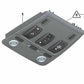 Módulo central de control de techo OEM 61319225942 para BMW E70, E71, E72 (X5, X6). Original BMW.